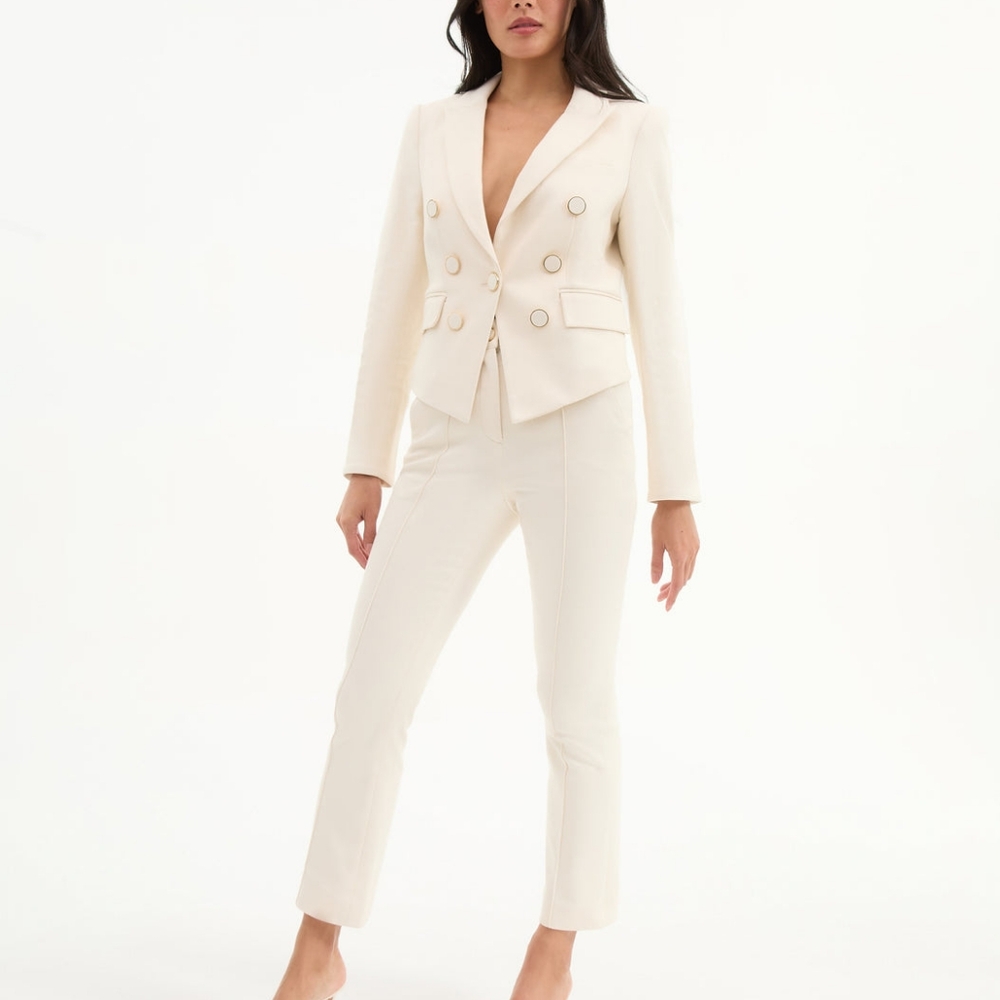 Veronica Beard Kimra Straight-Leg Pant - Picture 3 of 11